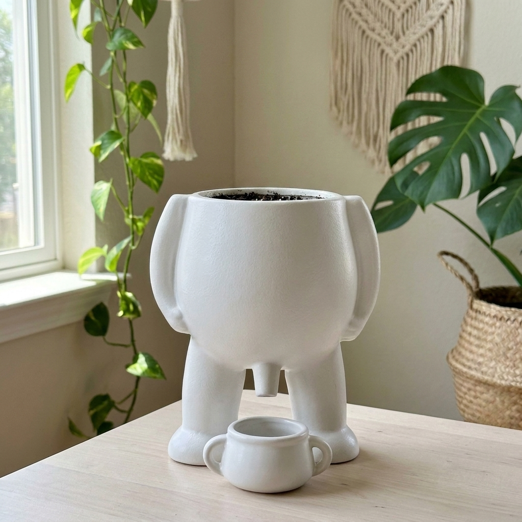 Handmade Peeing Pot