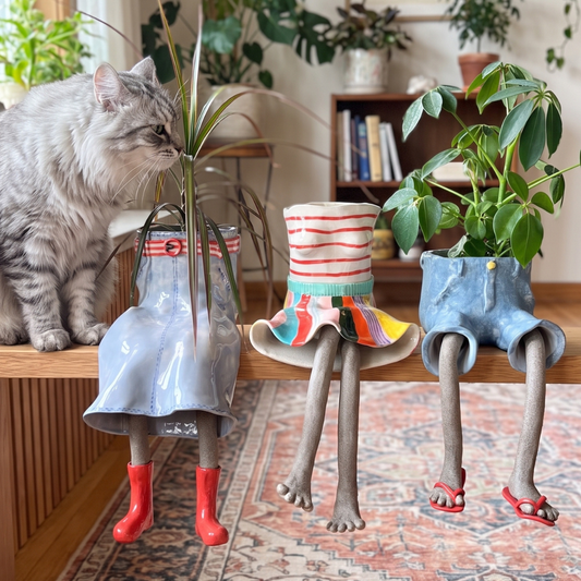 Funny Leg Pot Planter