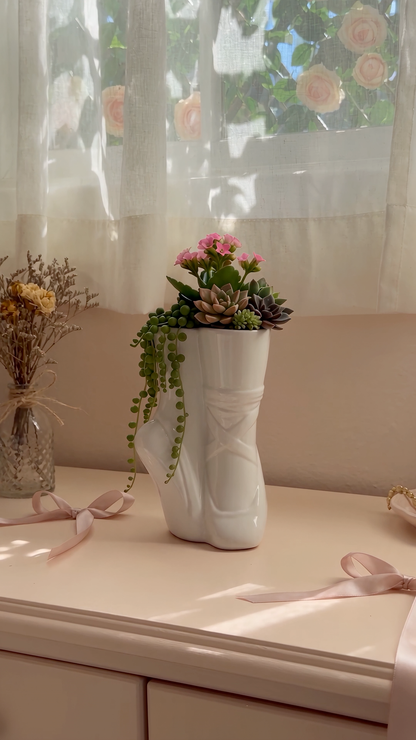 Ballet Shoe Planter