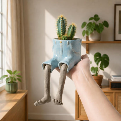 Funny Leg Pot Planter