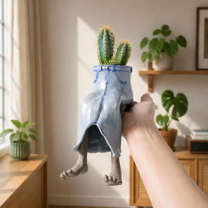Funny Leg Pot Planter
