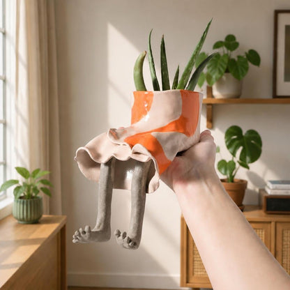 Funny Leg Pot Planter