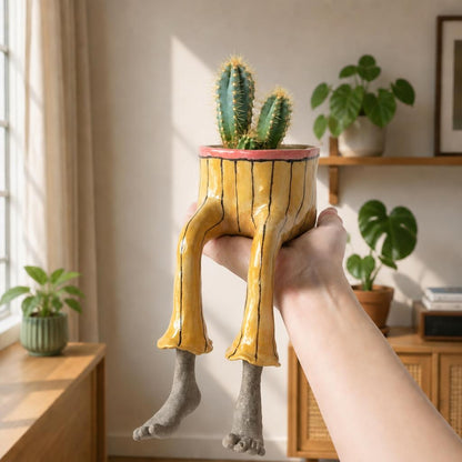 Funny Leg Pot Planter