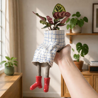 Funny Leg Pot Planter