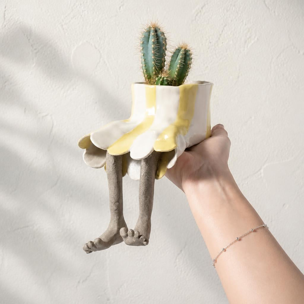 Funny Leg Pot Planter