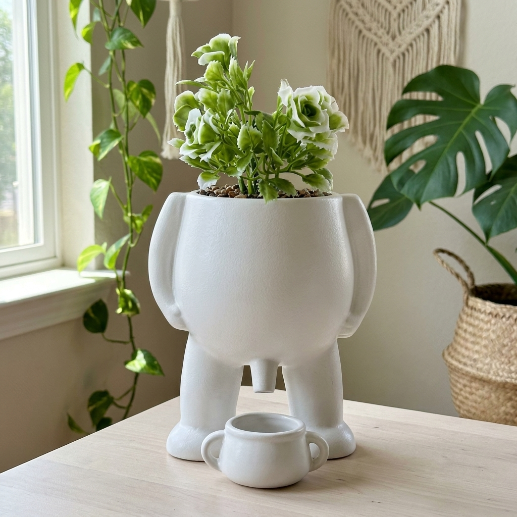 Handmade Peeing Pot